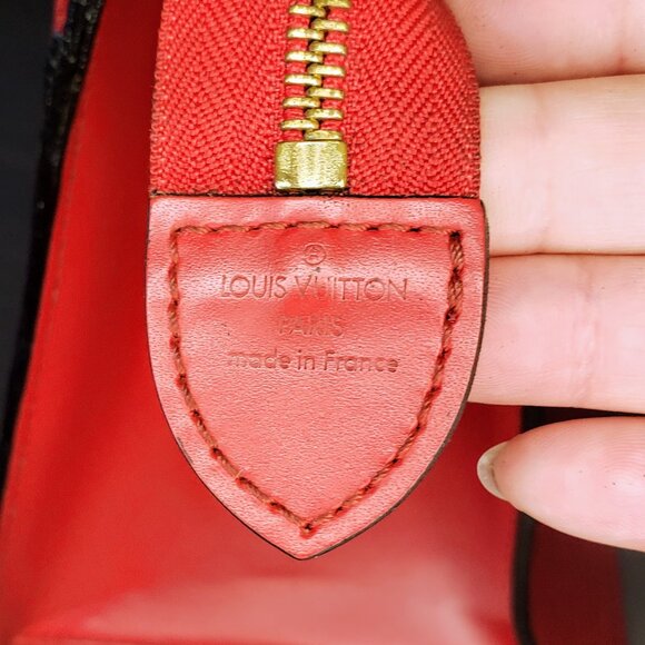 Louis Vuitton Riviera Vanity Tote - Vintage Red Epi Leather w/ COA - Picture 11 of 16